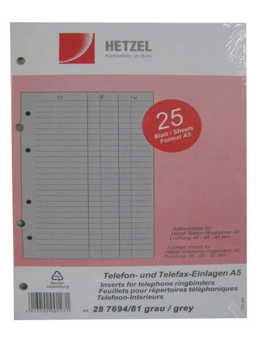 Hetzel telefonbuch adressbuch - telefonbuch,