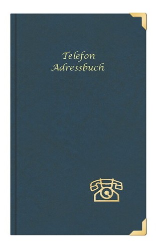 Telefonbuch mit gravur - gravur, "