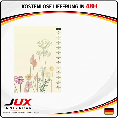 Adressbuch blumen din - adressbuch,
