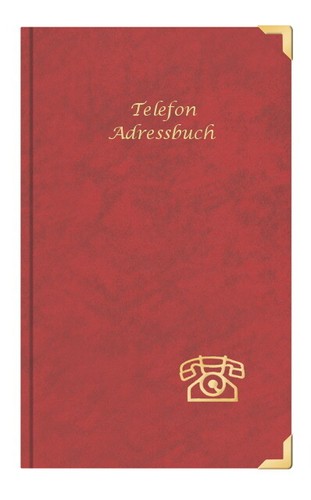Telefonbuch mit gravur - mit,
