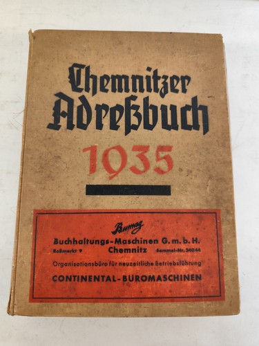 Chemnitz adressbuch 1935 - adressbuch,