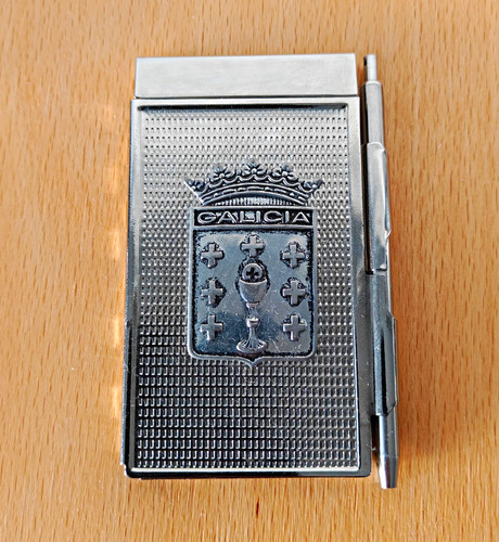 Kontaktbuch metall mit - kontaktbuch, wappen