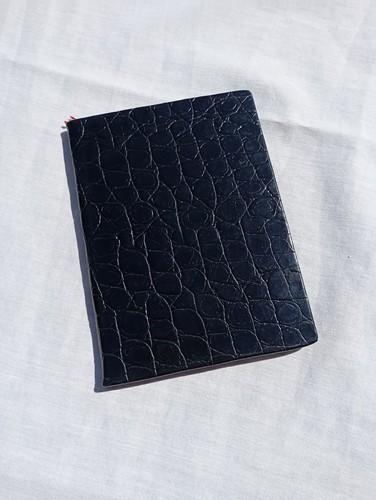 Leder adressbuch schwarz - leder,