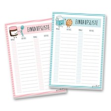 2 Notizblöcke I Einkaufsliste