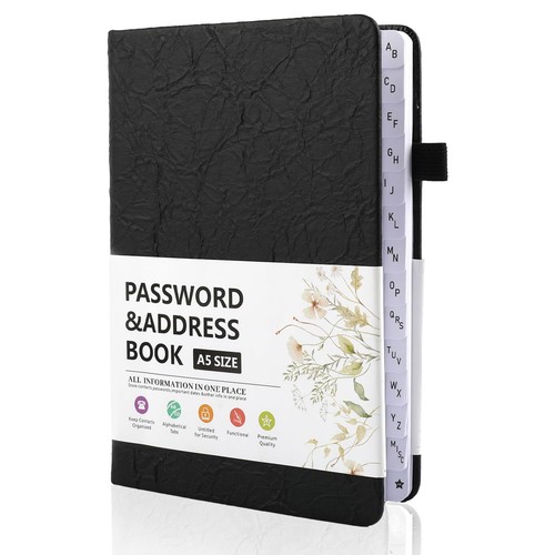 Passwortbuch mit register - passwortbuch,