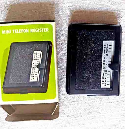 Telefon register mini schwarz - telefon,